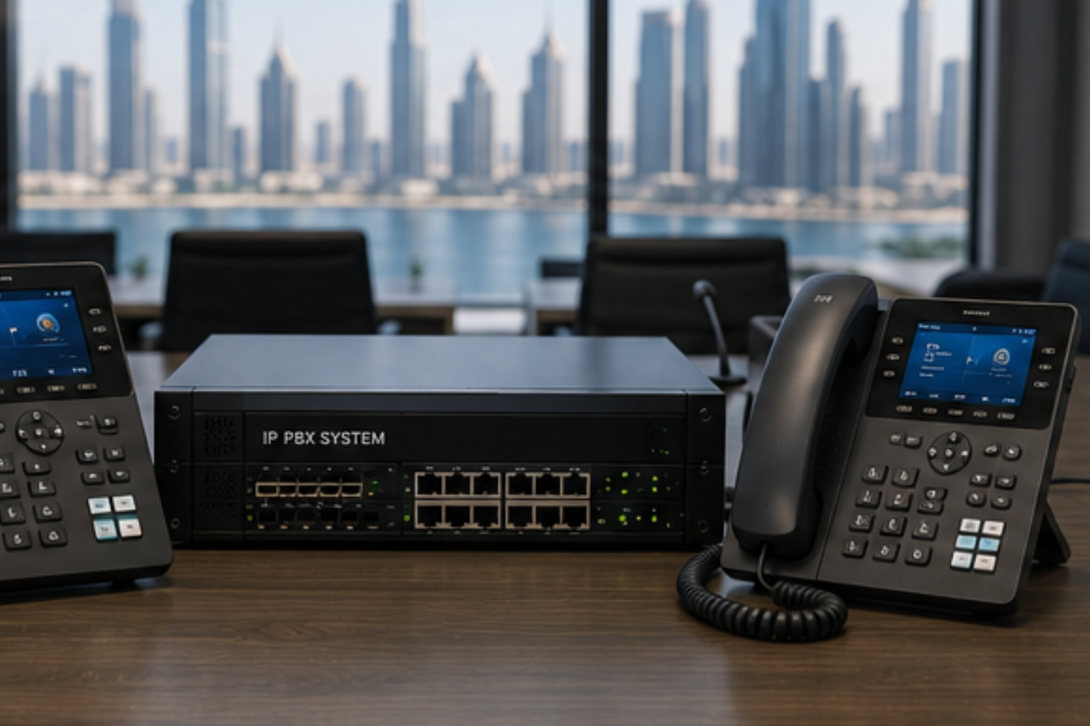 ASTRALINX IP PBX Hardware Console and Management Dashboard View